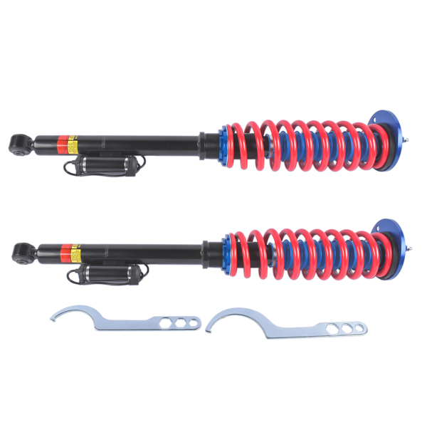 改装减震器 Rear Air to Coil Spring Struts w/ Electric Fit for Mercedes-Benz S-Class W221 2007-2013-3