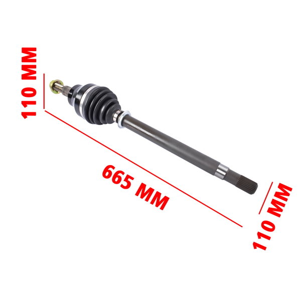 半轴 Front Driver Left CV Axle Assembly Replacement for Jeep Wrangler 2.0L 3.6 V6 2018-2021 68413463AA-11