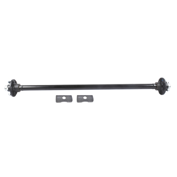 拖车轴 2000 Pounds Trailer Axle 5 Lug Hubs 54" Hub Face Replacement for Camper Smaller Boat Trailer