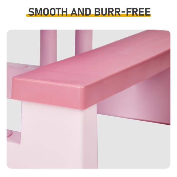 30.7inch 1pc桌子+2pcs凳子 粉紫拼色  儿童庭院桌椅套装-10