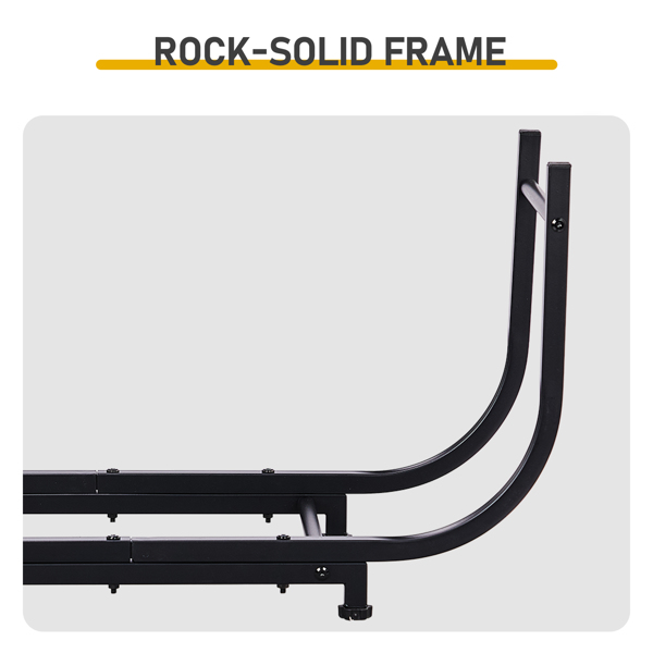 32*13*16in 半椭圆 黑色 柴火架 铁艺-11