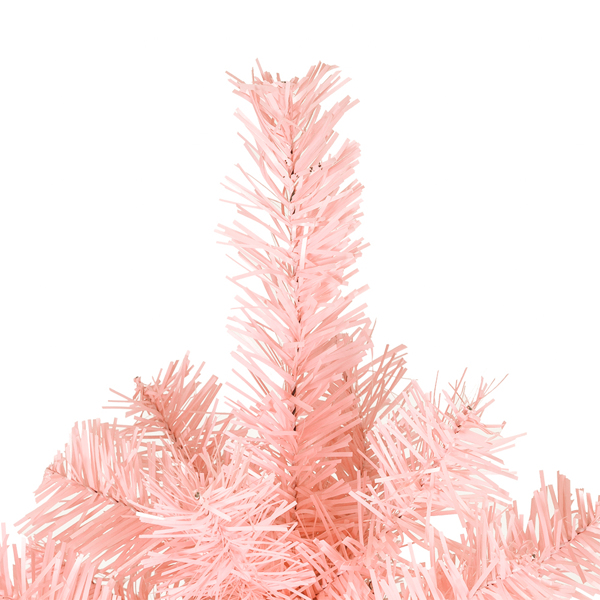 6ft 粉色 1000枝头 PVC材质 圣诞树-14