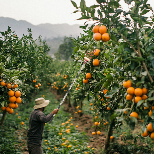 13FT 红色 摘果器 拼接  不锈钢 杆式工具-12
