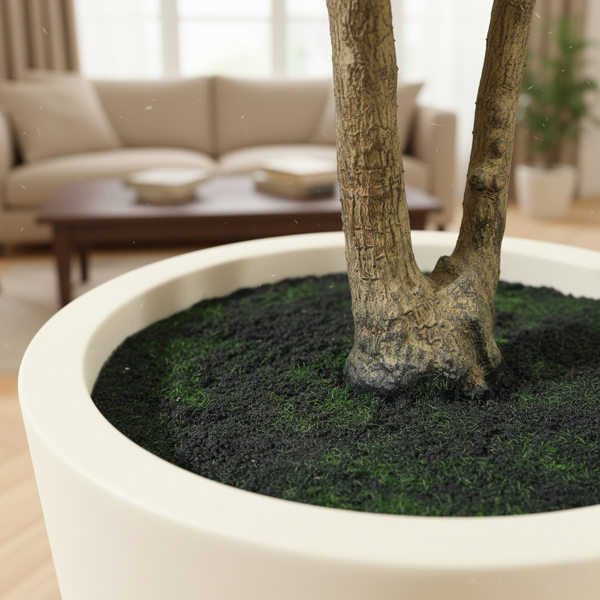 5英尺白色人造圣诞树自然假树室内节日装饰易护理人造冷杉用于家庭全年节日展示圣诞节礼物免维护圣诞树FBA发货-8