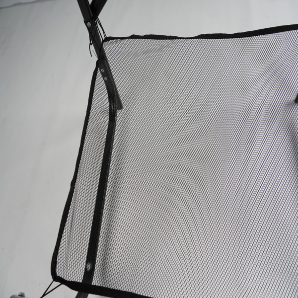 26in 黑铁管 深绿/黑色布面 喷塑铁扁管 铁导演椅 120kg 无便携袋-40