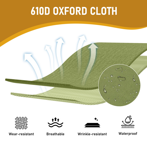 RHB-03A便携式折叠帆布铝管野营露宿床 行军床 军绿色-3