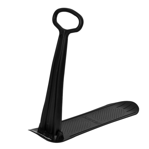 安全儿童雪地滑板车-凸起防滑点，定向底部，易于转向和平衡-黑色-4