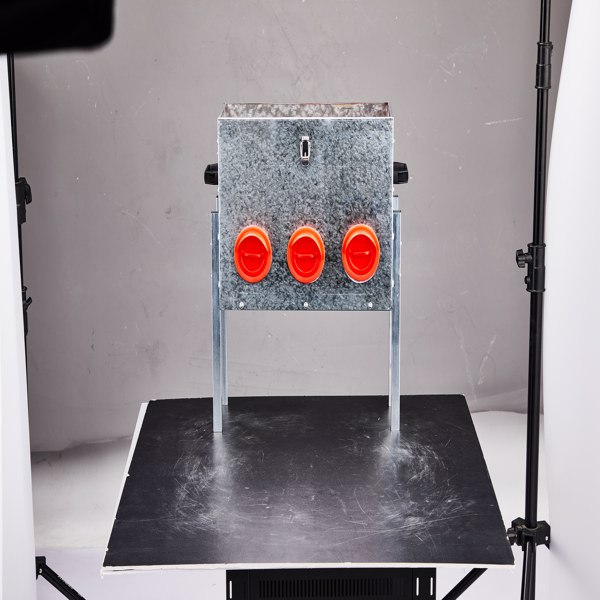 6口 48*30*54cm 方形+底脚 银+红 全拆装 镀锌板+塑料 喂食用品-12