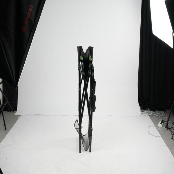 26in 黑铁管 深绿/黑色布面 喷塑铁扁管 铁导演椅 120kg 无便携袋-38