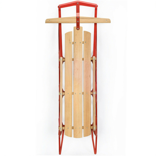 经典冬季雪橇-坐/躺两用，预钻式转向杆，户外雪地乐趣-4