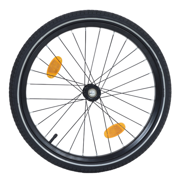 重型自行车货运拖车，带可拆卸防水罩 – 承重 88 磅，16 英寸全地形车轮，可折叠设计，适用于露营、购物等，绿黑色--不支持self-pick up-10