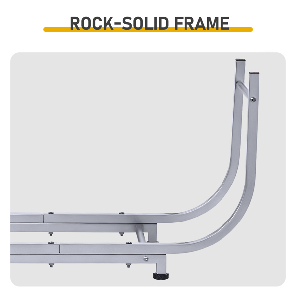 32*13*16in 半椭圆 银色 柴火架 铁艺-11