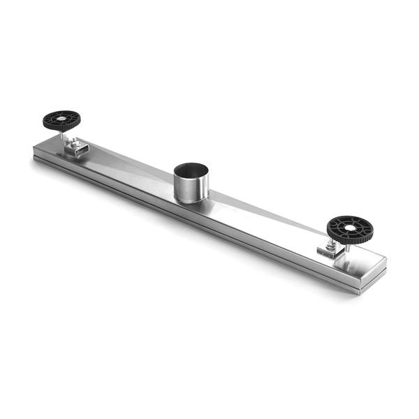 28英寸不锈钢线性淋浴地漏，含毛发过滤器与调平脚-5