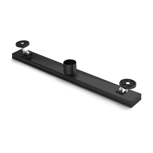 28英寸不锈钢线性淋浴地漏，含毛发过滤器与调平脚-5