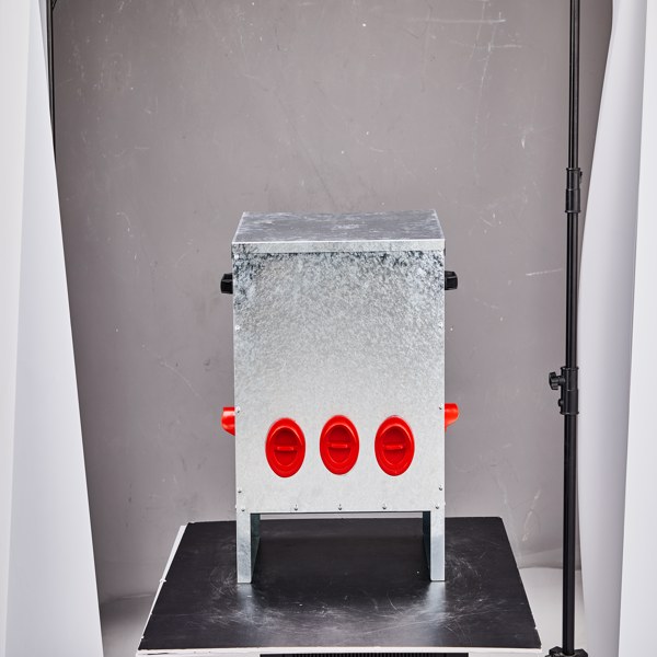 5口 54*38*53cm 方形 银+红 全拆装 镀锌板+塑料 喂食用品-11