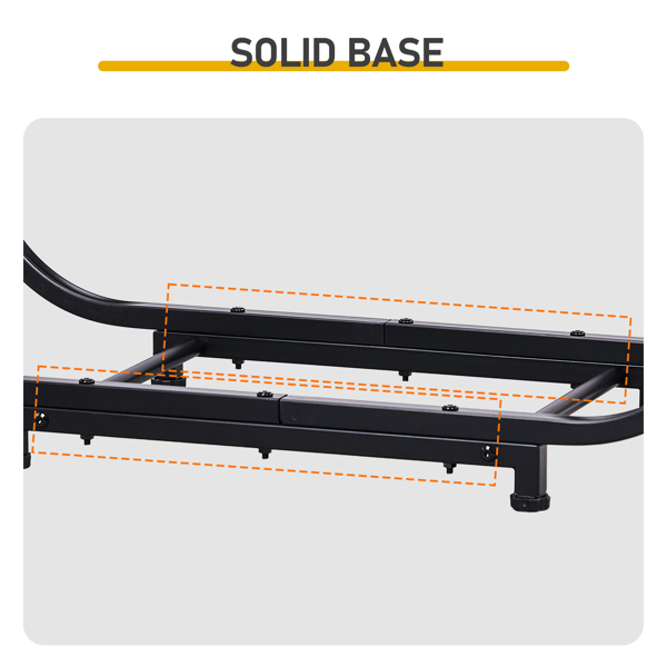 32*13*16in 半椭圆 黑色 柴火架 铁艺-6