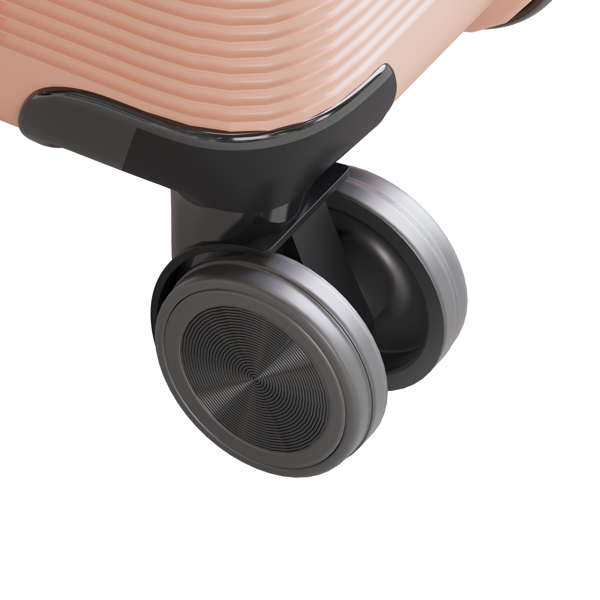 非TSA海关锁单个28寸 PP拉杆箱 28in PP 玫瑰金-6