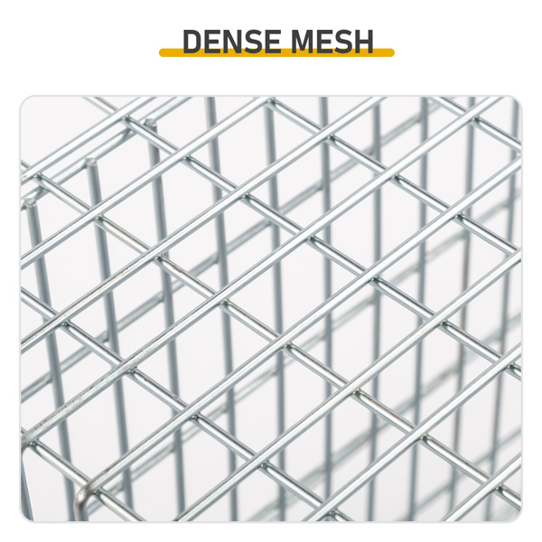 32inch 银色 折叠+迷彩布罩 铁 诱捕笼 宠物围栏-5