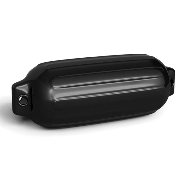 4罗纹船用27“x8.5”船用护舷（黑色）-3mm乙烯基，抗紫外线/抗老化，罗纹耐磨设计-4