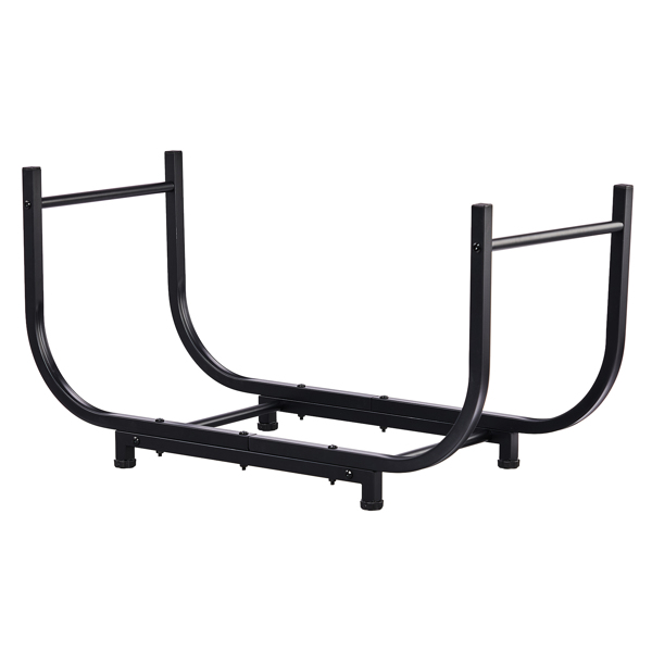 32*13*16in 半椭圆 黑色 柴火架 铁艺-3