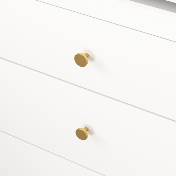 小型梳妆台带镜子 - 白色化妆台套装，包含化妆桌、椅子、抽屉，迷你节省空间，可爱梳妆台，适合女孩卧室或客厅-14