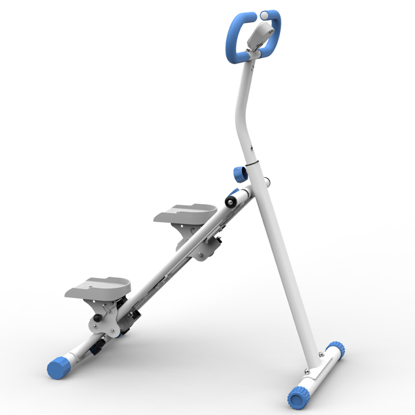 带阻力的楼梯踏步机，家用升级版垂直登山健身器材，全身锻炼，带稳定框架和可调节把手的登山健身器材 - 蓝色 不支持self-pick up-2