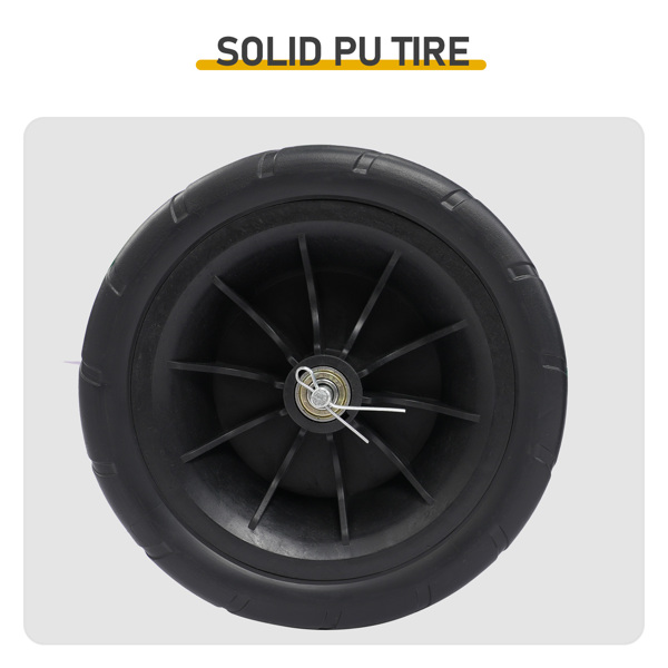 97*53*100cm 黑色 铁质 带绿色水管 铁轮辐 水管车-7