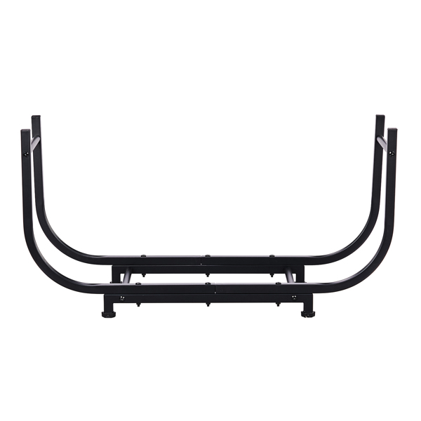 32*13*16in 半椭圆 黑色 柴火架 铁艺-1