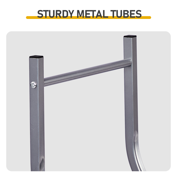 32*13*16in 半椭圆 银色 柴火架 铁艺-4