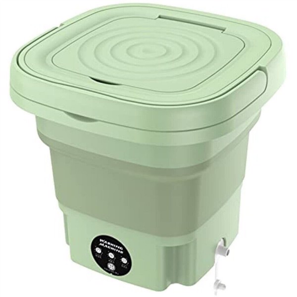 折叠洗衣机 绿色-4