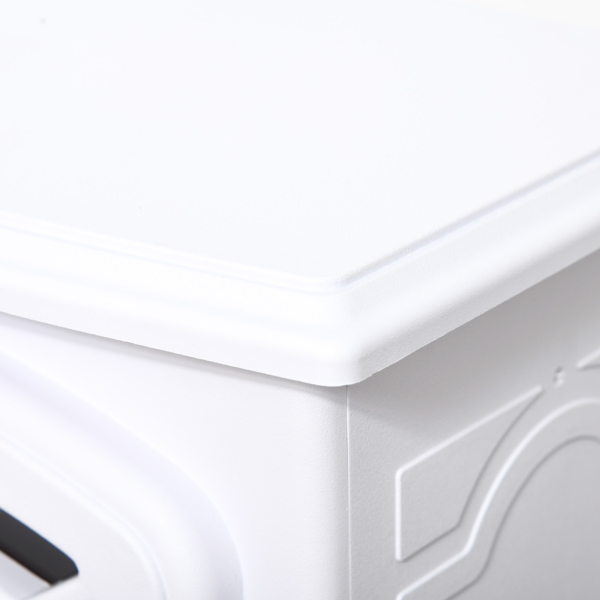 22英寸独立式电壁炉，逼真火焰效果，过热安全保护，750瓦/1500瓦，白色-8