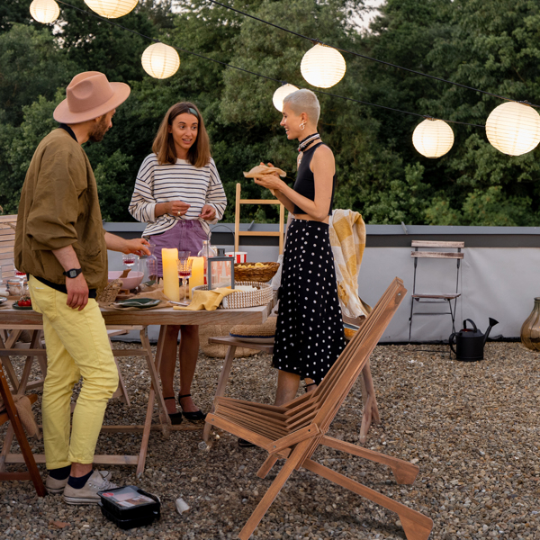 楸木 原木色 木条拼接 折叠木单椅-16