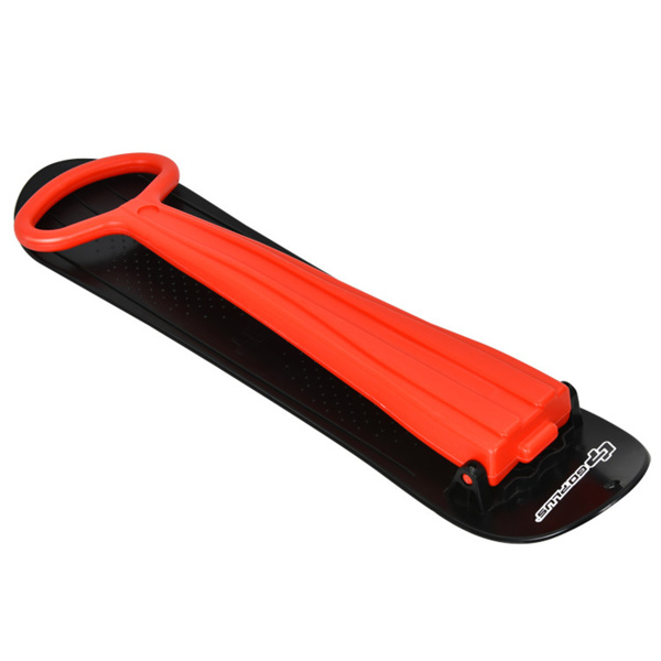 安全儿童雪地滑板车-凸起防滑点，定向底部，易于转向和平衡-红色-3