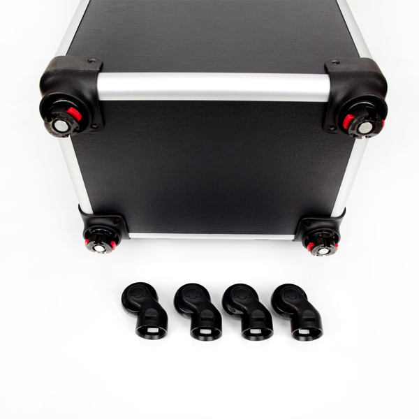 4合一拉杆式化妆品收纳盒黑色 75*35*25cm-2