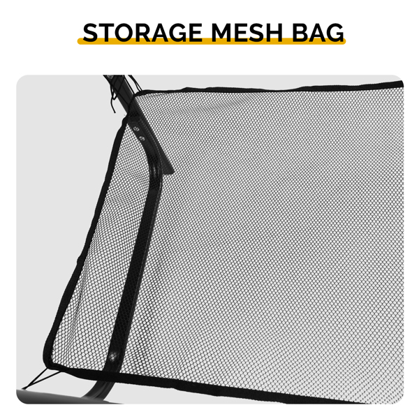 31in 黑铁管 荧光绿/黑色布面 喷塑铁扁管 铁导演椅 120kg 无便携袋-9