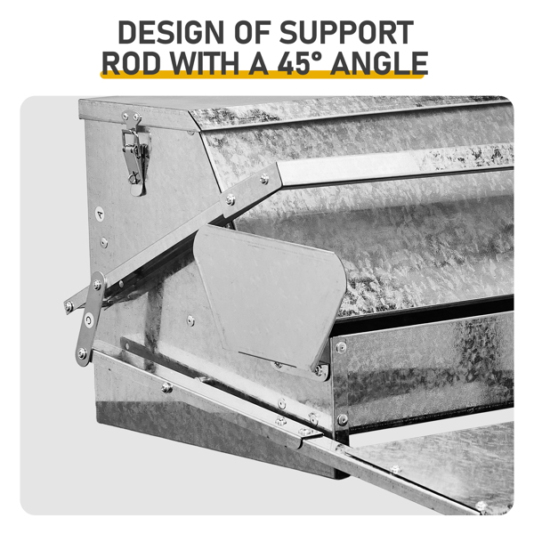 大型55*43*28cm 方形 银 半拆装 镀锌板 喂食用品-9