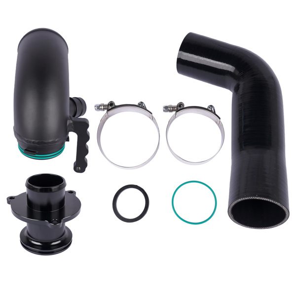 进气软管 Turbo Inlet Elbow + Air Intake Turbo Muffler Delete+Silicone Hose Replacement for VW MK7 Golf KD1088BK KD1089BK-7