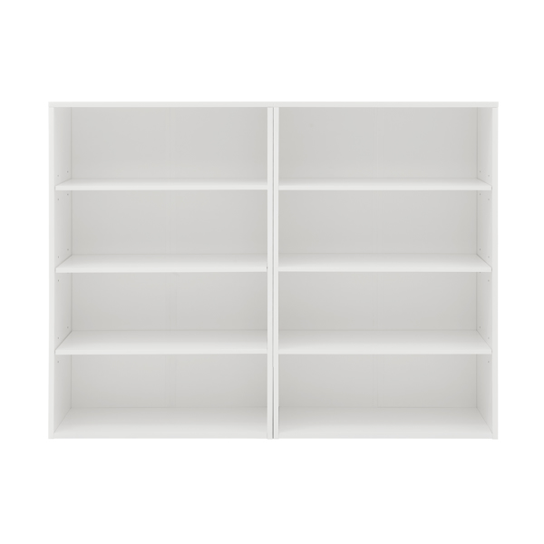 CD/DVD收纳柜，书架，可调节8层置物架，展示书架，适用于家庭和办公室，多功能双层书架，可拆分成两个4层置物书架。--不支持self-pick up且不支持指定仓库发货-11