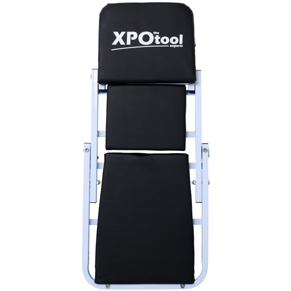 机械维修工作台，车库礼物，36英寸Z型工作台座椅，二合一机械维修礼物，承重300磅，低矮型工作台，带6个轮子，适合车库/车间，父亲节工具礼物，黑色-15