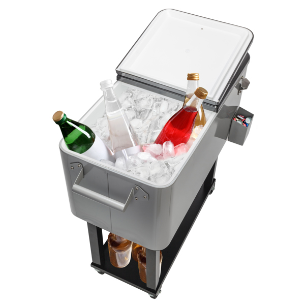 冷冻推车-铁喷塑款-35