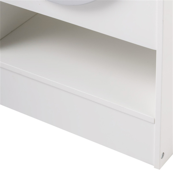 白色双面儿童游戏厨房，配有饮水机和抽油烟机，适合3岁以上儿童使用-4