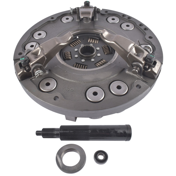 离合器 11" Dual Stage Pressure Plate Assembly Replacement for John Deere 820 1020 1520 2020 2030 2440 2640 R27706 Loader Tractor UTV Clutch Kit-1