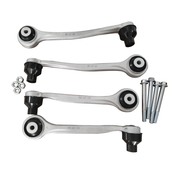 控制臂 4x Front Upper Control Arm w/ Ball Joint Replacement for Audi A4 A5 S4 S5 RS4 RS5 8W0407509E-2
