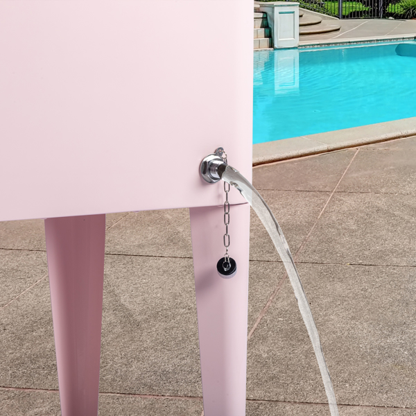 80qt 粉色 冷冻保温推车 87.5*39*91cm 长方形 塑料箱体 冷冻保温-23