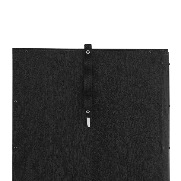 带照明的转角展示柜 - 适用于客厅、展示古董收藏品、存放葡萄酒和酒杯 - 优雅的转角设计，内置照明灯 - 黑色-24