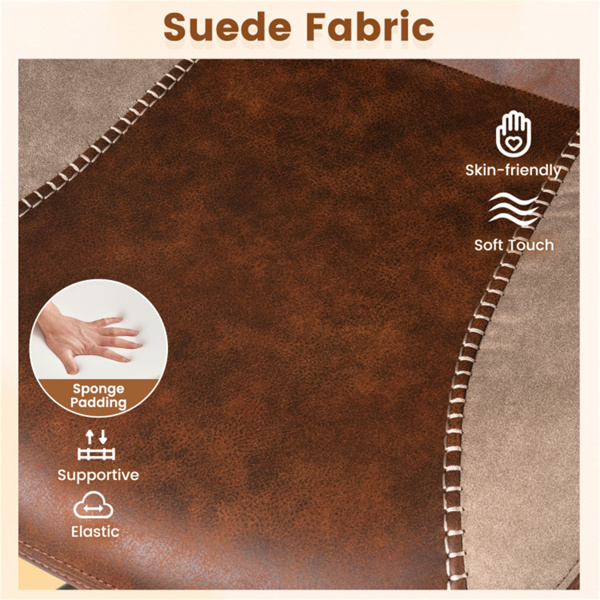 棕色隔断办公椅，带2D可调节头枕，符合人体工程学的高靠背办公椅，容量330磅-6