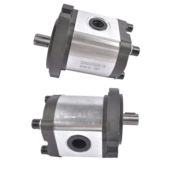 液压泵 2x Hydraulic Gear Pump Cast Iron Counter-Clockwise & Clockwise 3/4" Keyed Shaft-5