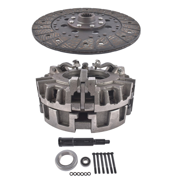 离合器 9" Dual Stage Clutch Kit w/ Bearings Replacement for John Deere 900 950 990 1050 1070 4005 Satoh Yanmar YM330 YM336 YM4300 CH18376 LVA801352-2