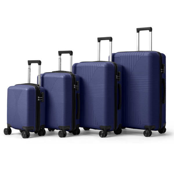 非TSA海关锁四合一 PP拉杆箱 16in 20in 24in 28in PP 藏青色-20