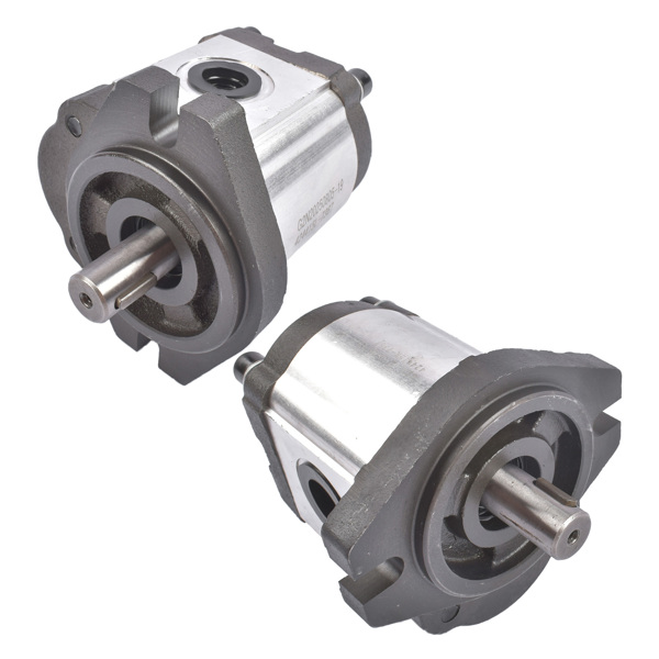 液压泵 2x Hydraulic Gear Pump Cast Iron Counter-Clockwise & Clockwise 3/4" Keyed Shaft-6